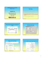 Địa kỹ thuật : Plaxis v.8.2 - Một số bài toán ví dụ - Móng Nông ppsx
