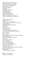 Từ điển Toán học Anh - Việt phần 4 doc