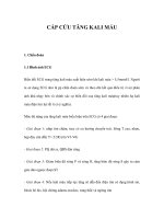 CẤP CỨU TĂNG KALI MÁU potx