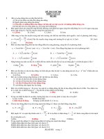 ĐỀ THI THỬ ĐH MÔN: VẬT LÝ - ĐỀ 002 ppt