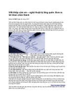 Viết thiệp cảm ơn – nghệ thuật bị lãng quên: Đưa ra lời khen chân thành pps