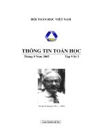 Thông tin toán học tập 9 số 3 ppsx
