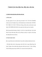 Chuẩn bị bn làm điện tim, điện não, siêu âm doc