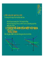 Bài giảng vật lý : Thấu kính mỏng part 2 docx
