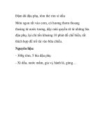 Đậm đà đậu phụ, tôm thẻ rim xì dầu pptx