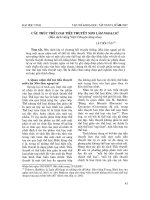 Báo cáo nghiên cứu khoa học: 