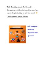 Bánh cho những fan của Toy Story nà! pptx