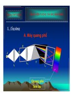 Bài giảng vật lý : Hiện tượng tán sắc ánh sáng part 2 potx