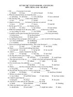 KỲ THI THỬ TUYỂN SINH ĐH – CĐ NĂM 2011 MÔN: TIẾNG ANH – MÃ ĐỀ 02 pdf