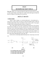 Thực tập vô tuyến đại cương - Bài 8 docx