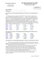 ĐỀ THI THAM KHẢO TN-THPT Môn thi: TIẾNG ANH - Mã đề thi 216 pdf