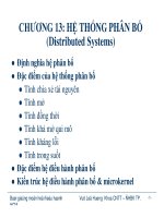 LÝ THUYẾT HỆ ĐIỀU HÀNH - CHƯƠNG 13 pot