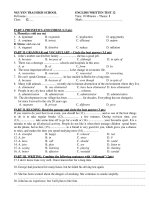 ENGLISH WRITTEN TEST 12 pdf