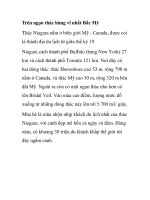 Trên ngọn thác hùng vĩ nhất Bắc Mỹ potx