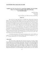 Báo cáo nghiên cứu khoa học: 