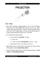 Bài giảng đồ họa : PROJECTION part 1 doc