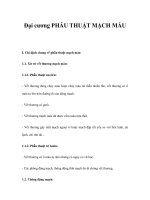 Đại cương PHẪU THUẬT MẠCH MÁU pptx