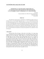 Báo cáo nghiên cứu khoa học: 