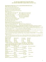 KỲ THI TỐT NGHIỆP TRUNG HỌC PHỔ THÔNG Môn thi: TIẾNG ANH pps