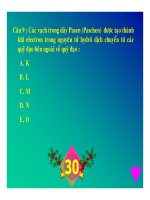 Bài giảng vật lý : Ứng dụng thuyết lượng tử trong nguyên tử Hidro part 4 doc