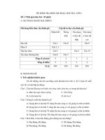 ĐỀ KIỂM TRA MÔN ÂM NHẠC, HỌC KÌ I, LỚP 8 Đề 1 potx