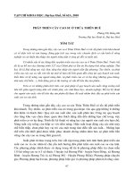 Báo cáo nghiên cứu khoa học: 