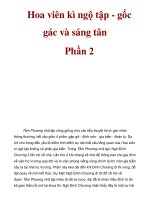 Hoa viên kì ngộ tập - gốc gác và sáng tân Phần 2 doc