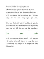 Gợi cảm, nữ tính với váy quây hoa văn pdf