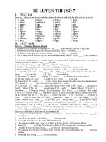 ĐỀ LUYỆN THI ( SỐ 7) ppsx