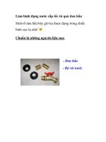 Làm bình đựng nước cấp tốc từ quả dưa hấu potx