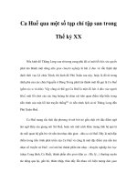 Ca Huế qua một số tạp chí tập san trong Thế kỷ XXN pptx