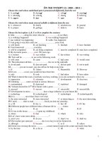 ÔN THI TNTHPT 12 ( 2010 – 2011 ) docx