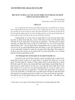 Báo cáo nghiên cứu khoa học: 