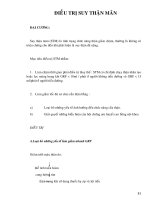 Điều trị nội khoa - ĐIỀU TRỊ SUY THẬN MÃN docx