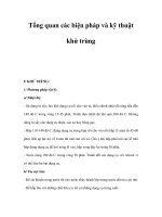 Tổng quan các biện pháp và kỹ thuật khử trùng pdf