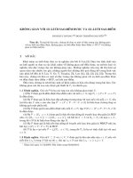 Báo cáo nghiên cứu khoa học: 