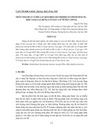 Báo cáo nghiên cứu khoa học: 