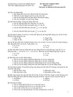 ĐỀ THI TỐT NGHIỆP THPT MÔN VẬT LÍ - TRƯỜNG THPT NGUYỄN TRƯỜNG TỘ ppsx