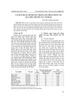 Báo cáo nghiên cứu khoa học: 