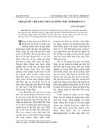 Báo cáo nghiên cứu khoa học: 