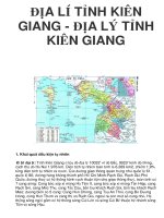 ĐỊA LÍ TỈNH KIÊN GIANG - ĐỊA LÝ TỈNH KIÊN GIANG pot