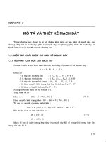 Giáo trình kỹ thuật số - Phần 3 Mạch dãy - Chương 7 pptx