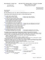 ĐỀ THI TUYỂN SINH ĐẠI HỌC, CAO ĐẲNG NĂM 2008 MÔN THI TIẾNG NGA KHỐI D - ĐỀ 8 potx