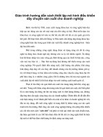 Giáo trình hướng dẫn cách thiết lập mô hình điều khiển dây chuyền sản xuất cho doanh nghiệp phần 1 pot