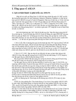 Đề tài 8: Mối quan hệ giữa Việt Nam & ASEAN ppt