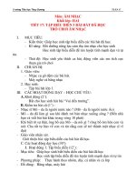 Giáo án âm nhạc lớp 2: TẬP BIỂU DIỄN 3 BÀI HÁT ĐÃ HỌC TRÒ CHƠI ÂM NHẠC ppsx