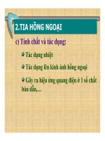 Bài giảng vật lý : Tia hồng ngoại và tia tử ngoại part 4 docx