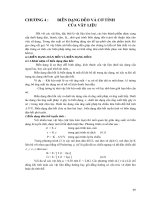 Vật liệu kỹ thuật - Phần 1 Cơ sửo vật liệu học - Chương 4 pps