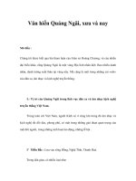 Văn hiến Quảng Ngãi, xưa và nay pot