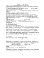 Đề ôn luyện : Sóng điện từ pps